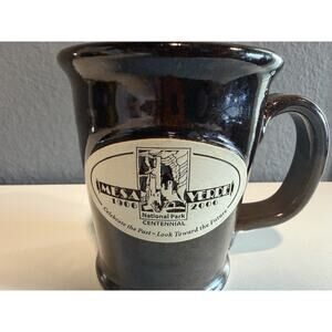 Sunset Hill Stoneware Mesa Verde National Park 14oz Handcrafted Mug Brown/Black